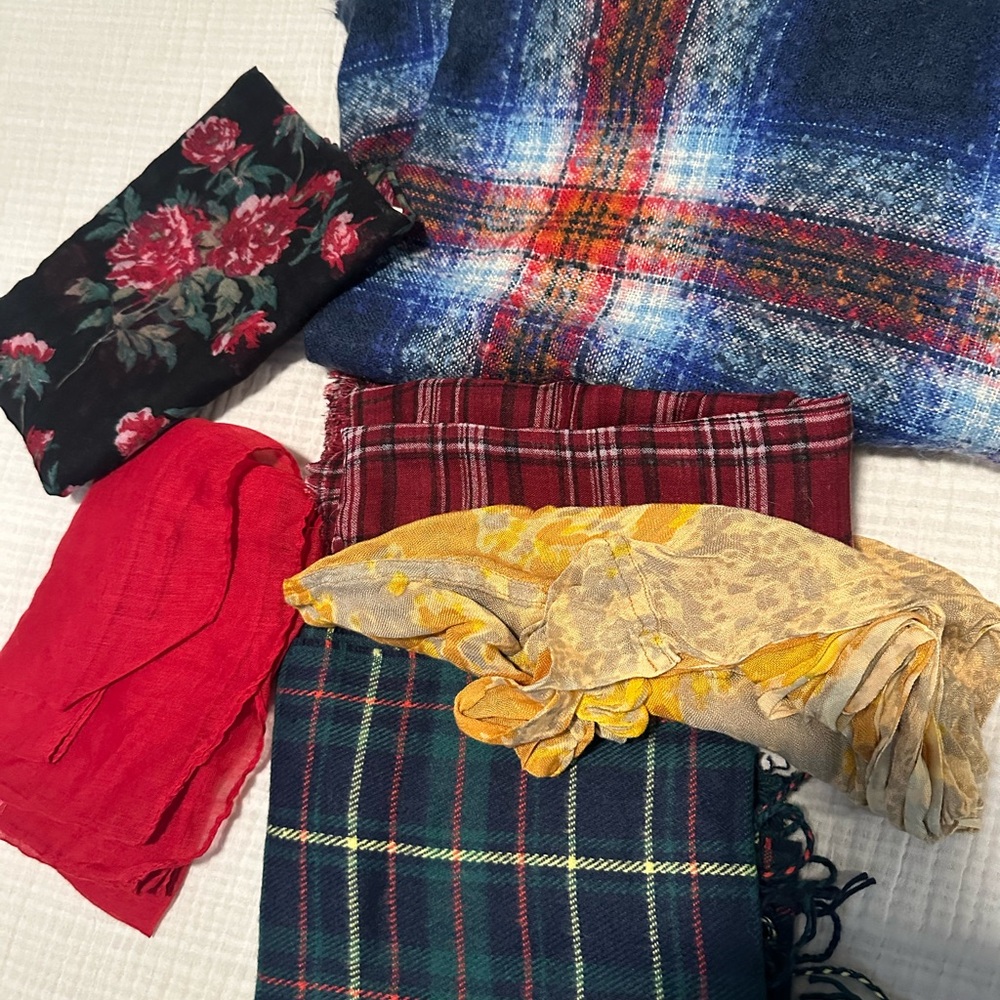 Assorted Patterned Scarves Collection